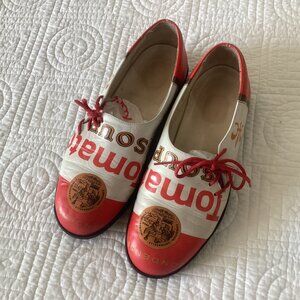 Andy Warhol Campbell's Tomato Soup Flat Oxford Shoes Size M 4.5 W 6.5 unisex